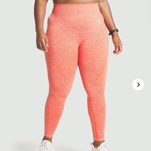 Gymshark Vital Seamless Leggings - Orange Marl